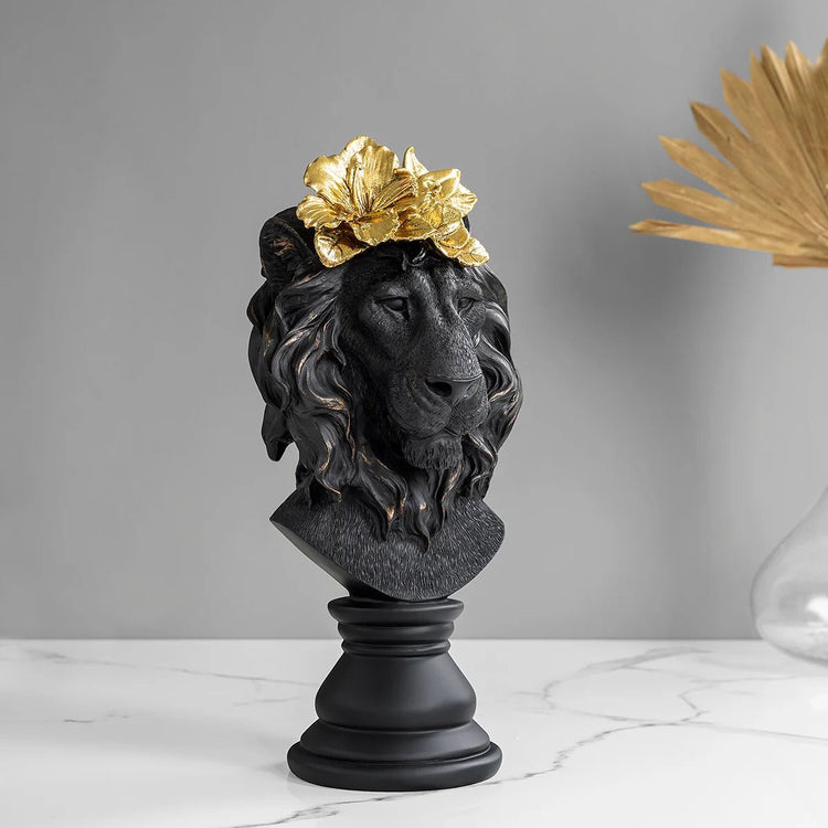 Majestic Black Lion