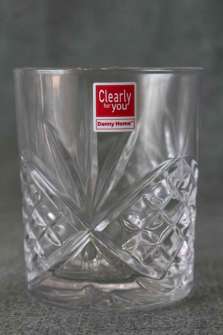 Butterfly glass cups (6 pcs)
