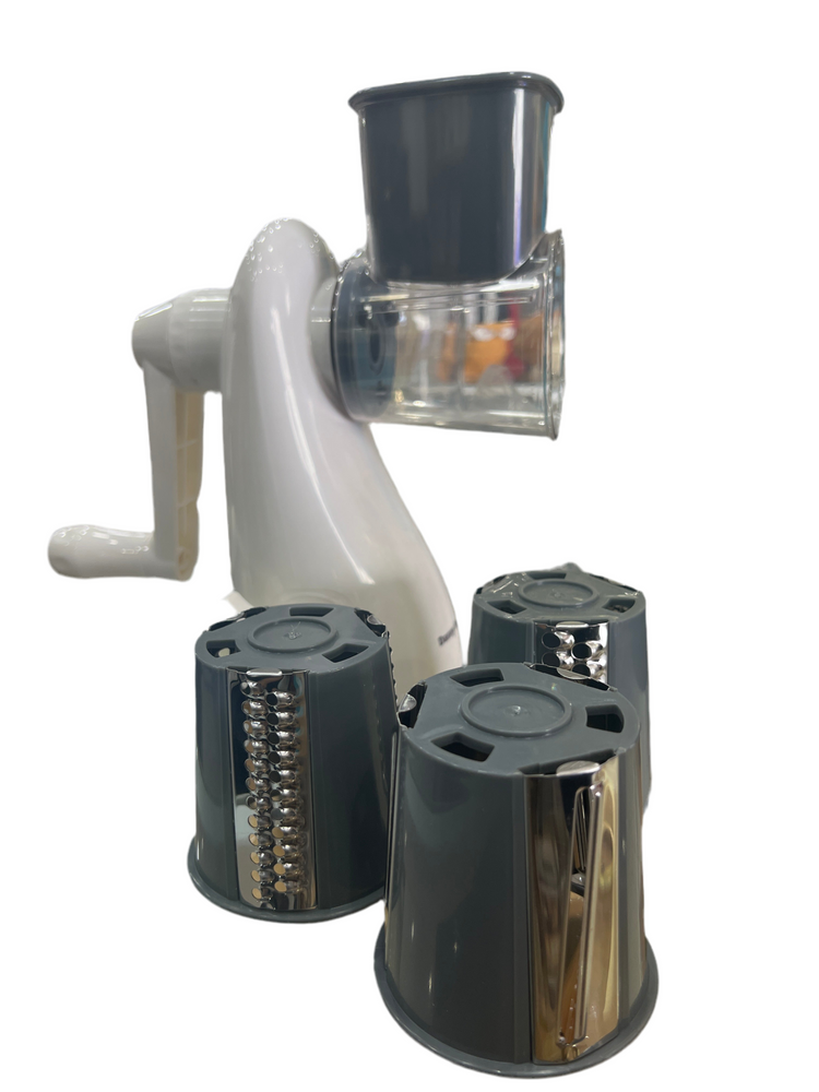 three pieces manual rotary grater