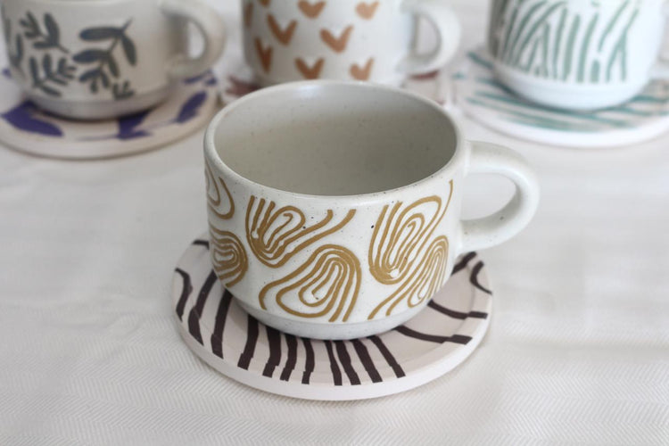 Teacup & saucer 230ML/2pcs